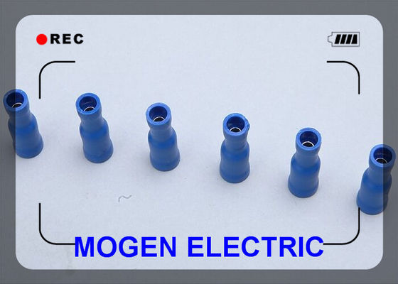 China Blue Electrical Quick Disconnect 1.5 - 2.5mm Wire Range 15A Max Current supplier
