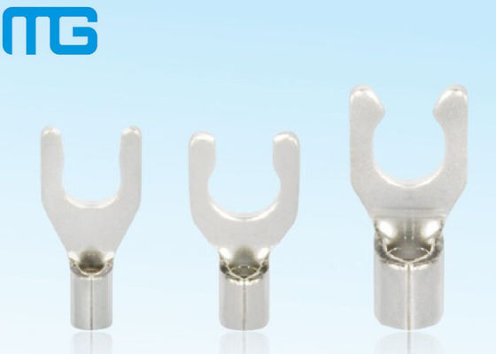 China Copper Non Insulated Terminals Locking Spade Terminal For Wire Free Samples supplier