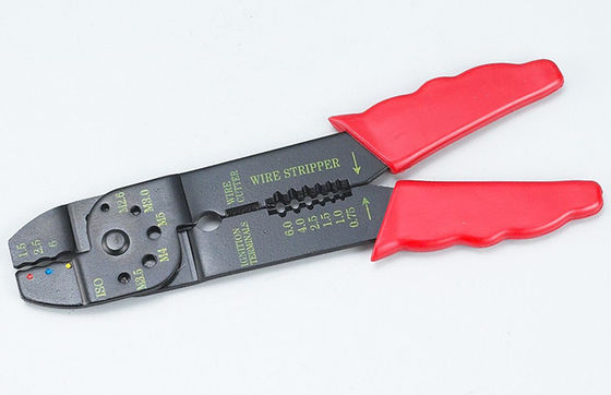 China Electrical Wire Terminal Crimping Tool Set , 0.22kg MG - 313C Multifunctional Cable Crimping Pliers supplier
