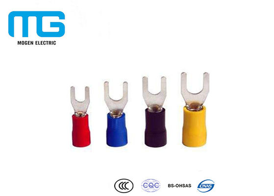 China Copper Insulated Spade Insulated Wire Terminals , red spade terminal supplier