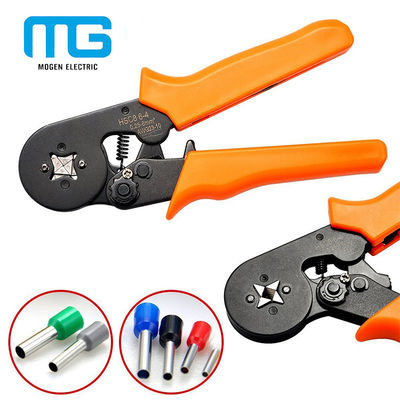 China Wire Crimping Pliers Insulated Pin Terminal Crimping Tool , Ratcheting Wire Terminal Crimper supplier