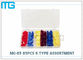 6 Types Terminal Assortment Kit MG - 85 85 Pcs For Machinery / Spinning CE Approval supplier