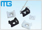 white /balck Saddle Type tie mounts with material of PA66, CE approval ,1000PCS /BAG Cable Accessories supplier