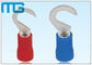 HV Series Pre - Insulated Wire Terminals Hook - Shape Soldless Compression Cable Lugs supplier