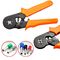 Wire Crimping Pliers Insulated Pin Terminal Crimping Tool , Ratcheting Wire Terminal Crimper supplier