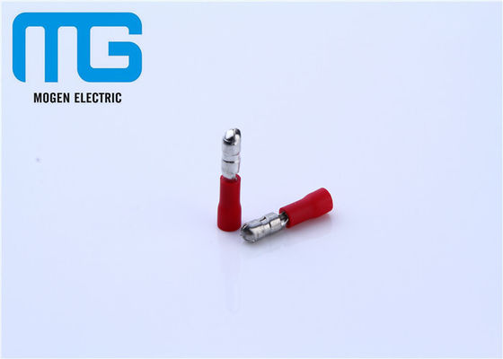 China Male Bullet Electrical Quick Disconnect MPD Insulated Brass With Tin Plated supplier