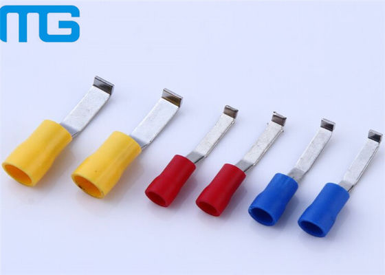 China Vinyl Lipped Blade Insulated Wire Terminals , LBV Series Copper Insulated Crimp Terminals supplier