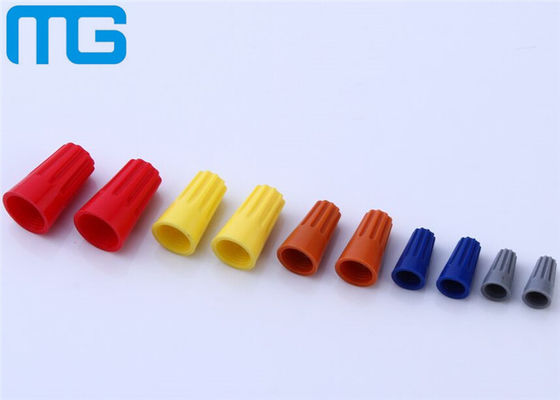 China Multiple Types Screw On Insulated Wire Connectors PVC Steel Plated Zn supplier