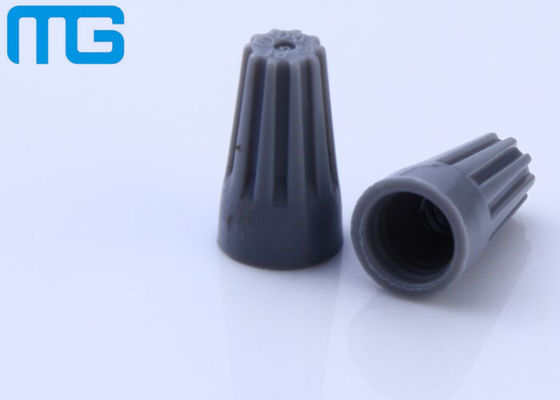 China Black  Electric Twist on - wire connectors , Insulated Wire Connectors , cable wire connectors with PVC insulation supplier