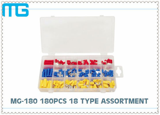 China 65pcs splice type Insulated heart shrink Terminal Assortment Kit Connector , Electrical Crimp Connector Kit supplier