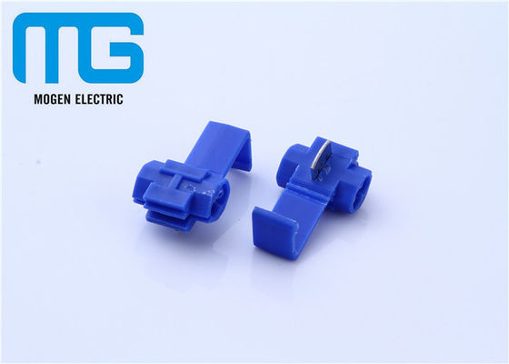 China Scotch Lock Quick Splice Open Barrel Terminals 18 - 14 AWG Wire Connectors supplier