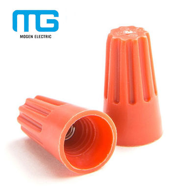 China Copper Insulated Wire Connectors Twist On Wire Connectors Tough Flame Retardant supplier