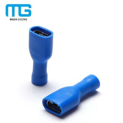 China Fully Insulated Female Nylon Quick Disconnects , Electrical Wire Brass Terminal Connectors supplier