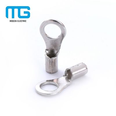 China Wire Joint Plating Tin Naked Non Insulated Terminals Ring Terminals Copper With Tin Plated supplier