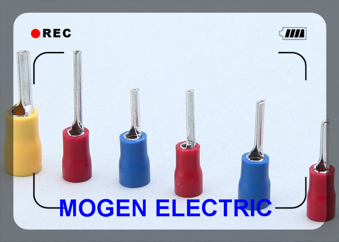 TZJTK Type Quick Insulated Wire Terminals , PTV 1.25 Wire Crimp