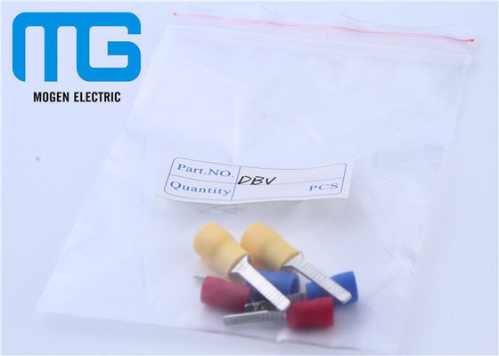 DBV2-9 dbv clip crimp blade Insulated Wire Terminals copper tin plated red blue yellow supplier