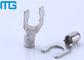 Copper Non Insulated Terminals Locking Spade Terminal For Wire Free Samples supplier