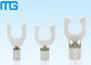 Copper Non Insulated Terminals Locking Spade Terminal For Wire Free Samples supplier