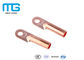 DT Type Copper Cable Lugs , 16mm - 100mm tinned copper lugs supplier