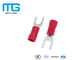 Copper Insulated Spade Insulated Wire Terminals , red spade terminal supplier