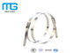 Pvc Coated S304 316 Stainless Steel Wire Ties , Stainless Steel Cable Clamps Cable Accessories supplier