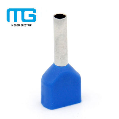 Blue Wire Copper Crimp Connectors Twin Insulated Ferrule Pin Cord End Terminal supplier