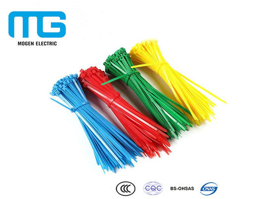 Licini 900 Pieces Zip Ties Self-Locking Nylon Cable Ties Black White Red Yellow Blue Green 100mm Plastic Wire Ties